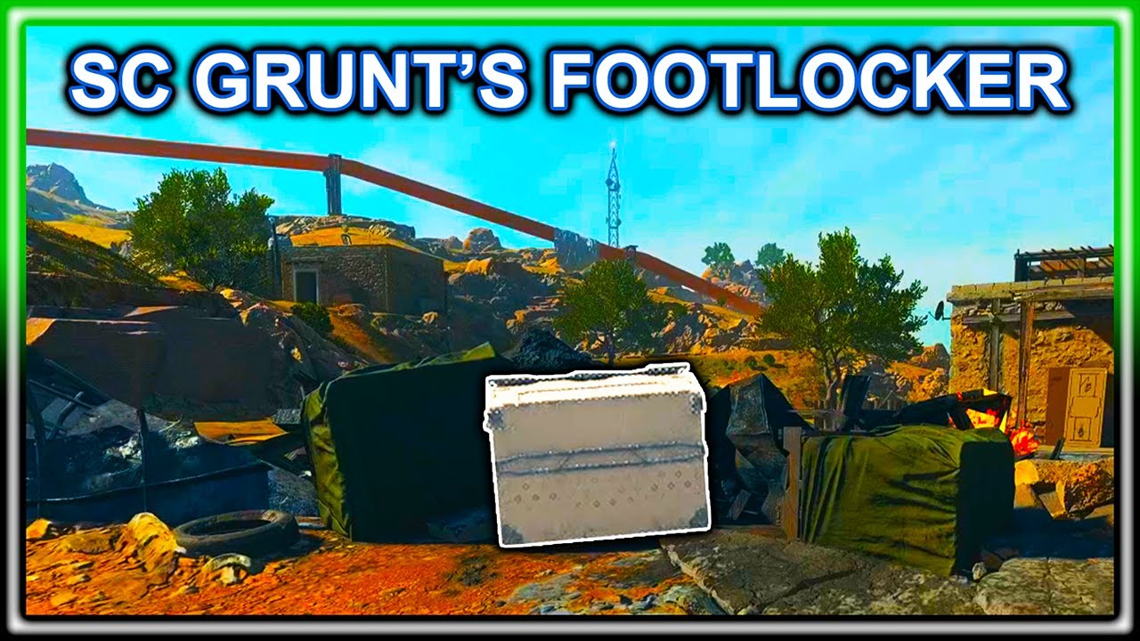 SC Grunt's Footlocker Key Location & Rewards DMZ YouTube