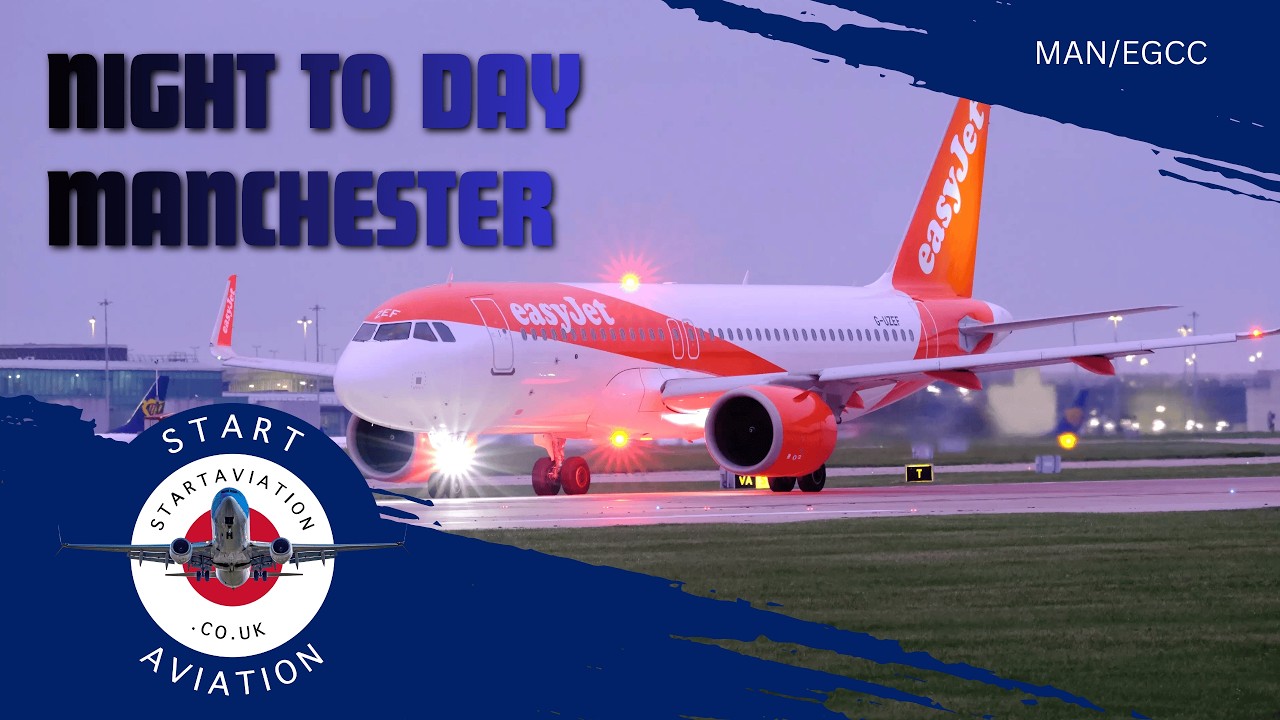 Early Morning Energy ✈️ Manchester 23L Takeoff Action