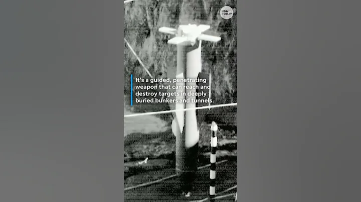 Pentagon shares video of bunker-buster bomb infiltrating cave #Shorts