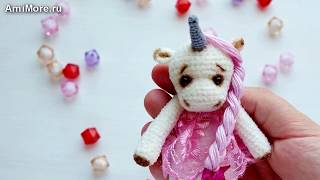 Амигуруми: схема Единорожки. Игрушки вязаные крючком - Free crochet patterns.