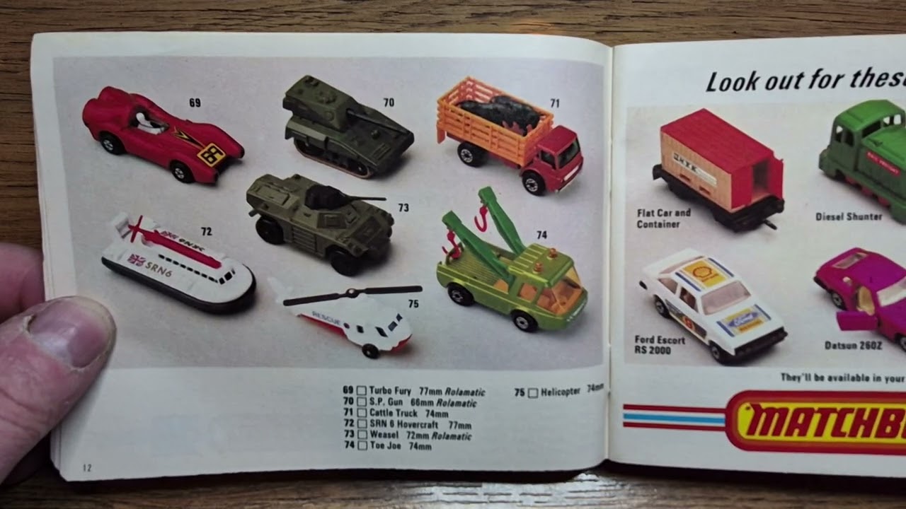 Catalogue MATCHBOX 1978