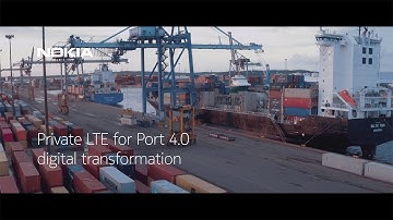 Private LTE for Port 4.0 digital transformation