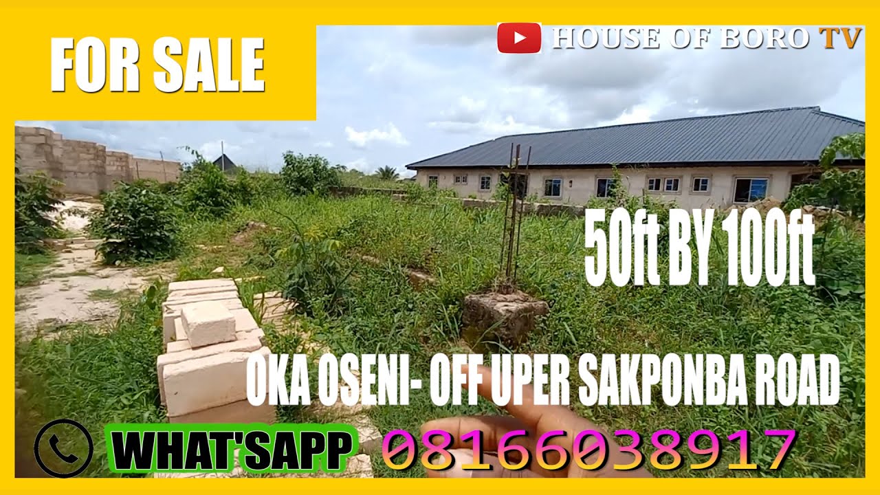 PROPERTY FOR SALE IN BENIN CITY, EDO STATE NIGERIA OKA OSENI OFF