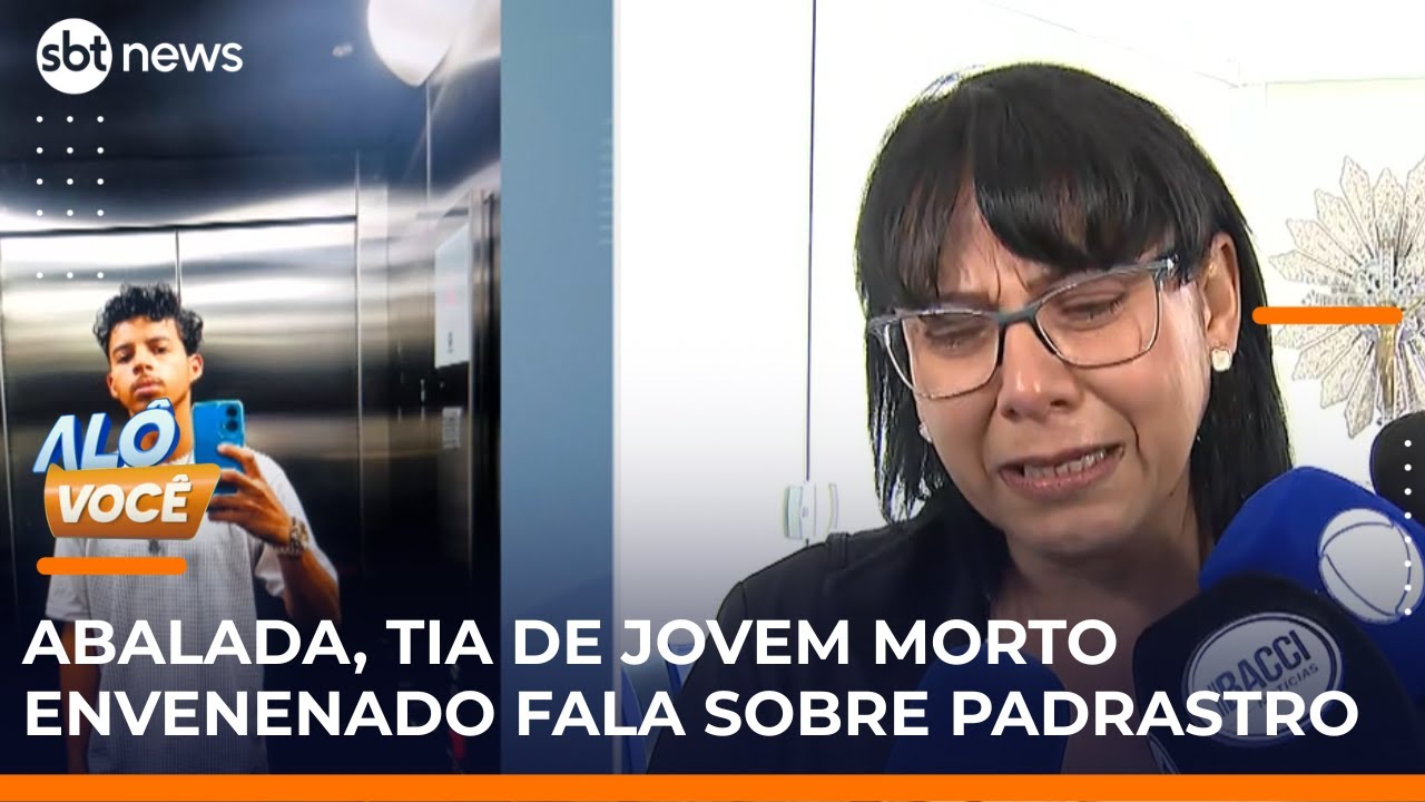 “Ele é um monstro”, diz tia sobre padrasto que envenenou jovem com bolinho | #AloVoce