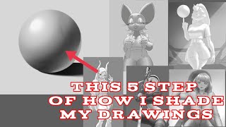 This Is Basically How I Soft Shade My Drawing. screenshot 5