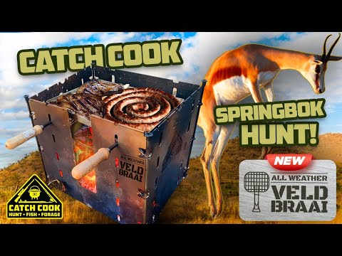 Springbok hunt cooked on Catch cook All Weather Veld Braai [CatchCook]