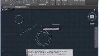 24. Altering Objects - Offset Using AutoCAD 2019 Wealth