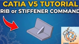 RIB OR STIFFENER COMMAND ll BASIC TUTORIAL ll CATIA V5
