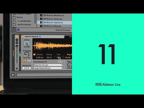 Ableton Live 11：新しいデバイスとアップデート