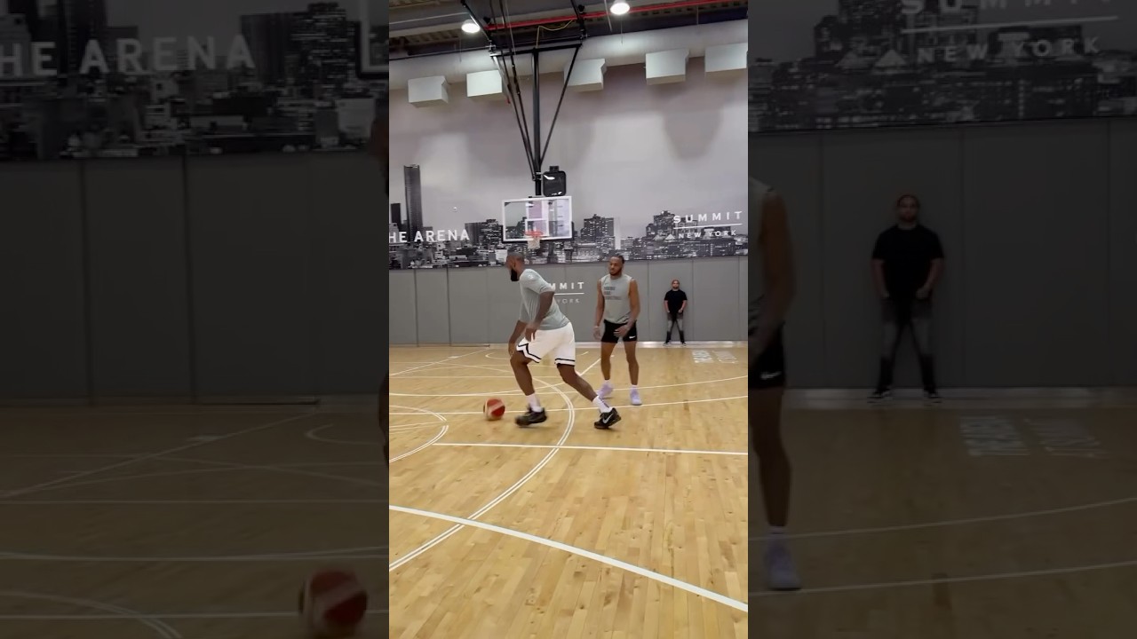 LeBron and Bronny James off season grind with Chris Brickley 😤