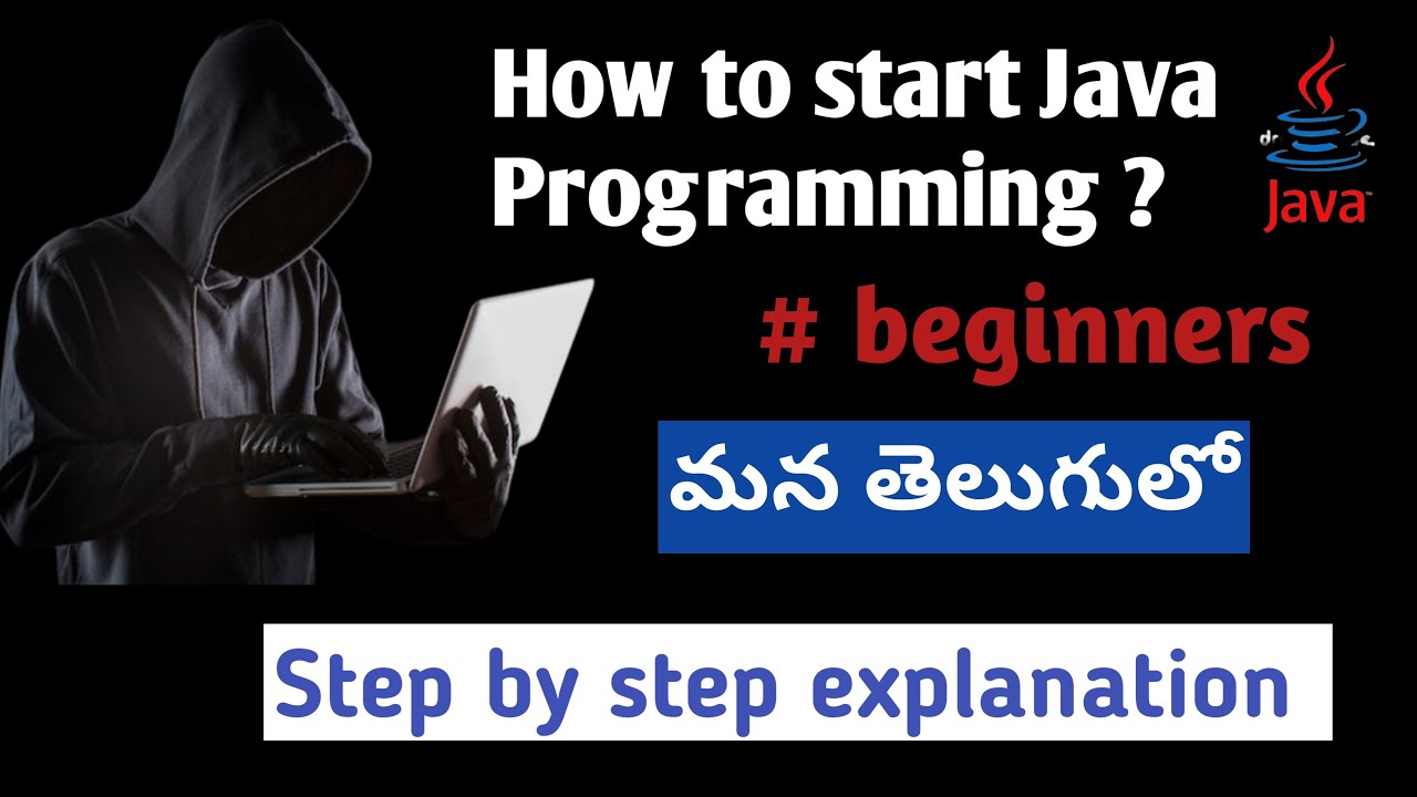 How to start java programming language in telugu ||2024 - YouTube