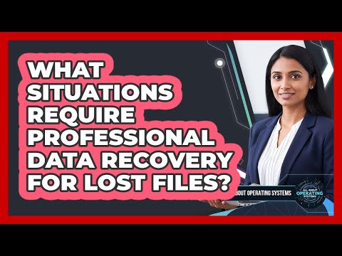 What Situations Require Professional Data Recovery For Lost Files?