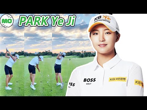 PARK Ye Ji パク・イェジ 韓国の女子ゴルフ スローモーションスイング!!!