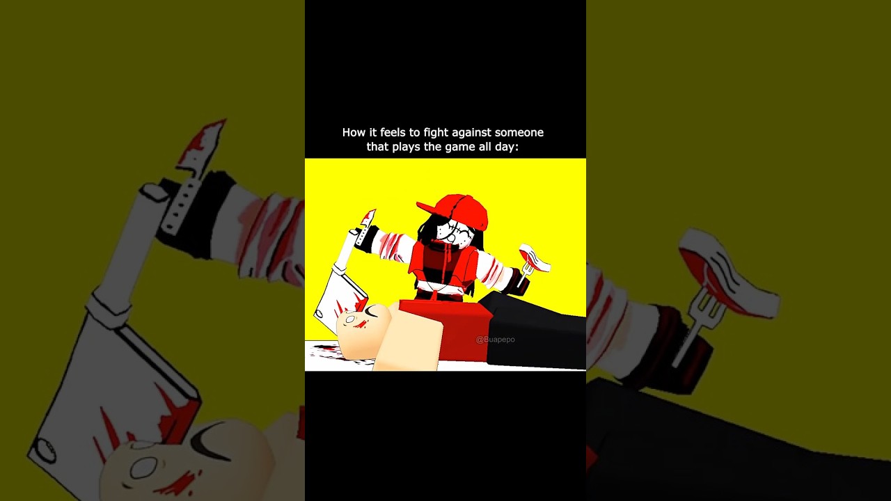 Vanity attacks a bald dude. #roblox #animation #shorts