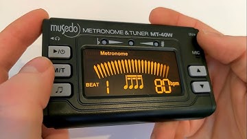 Musedo MT-40W Digital Metronome & Tuner Unboxing and Test