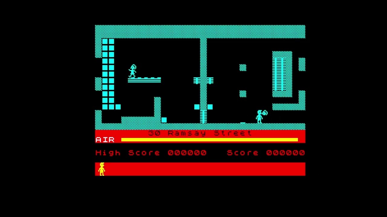17-6-2026 ZX Spectrum game Manic Miner Neighbours Allana Truman