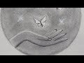 🦋 Ethereal Butterfly Hand Artwork | Realistic Pencil Timelapse 2026