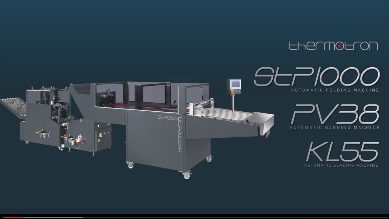 STP1000 PV38 KL55 automatic, folding, sealing machine
