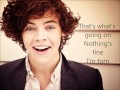 One Direction -Torn- Lyrics On Screen