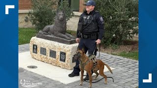 From badge to belly rubs: K-9 Voska retires after years of service