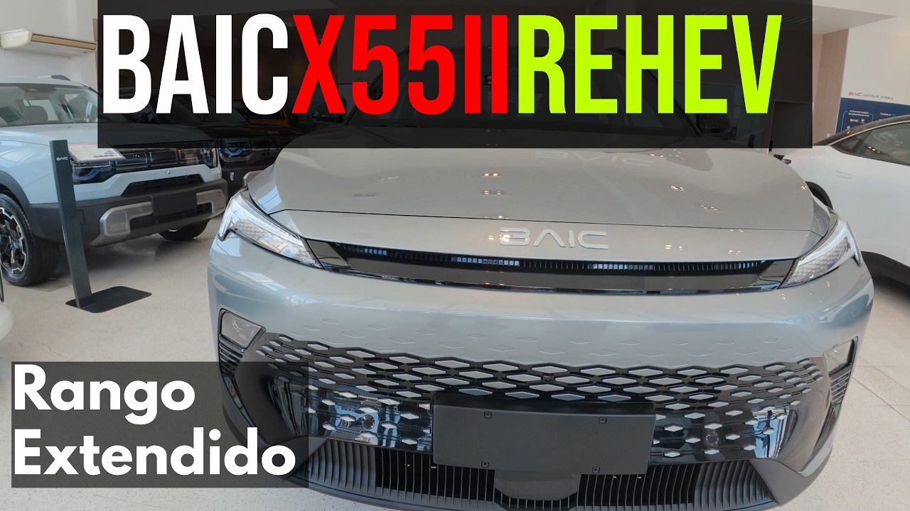 Cómo es el BAIC X55II híbrido de rango extendido