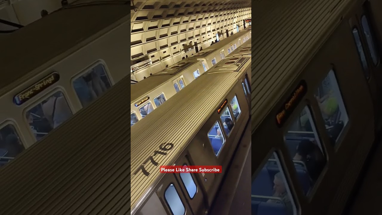 New Subway Train System in Washington DC USA