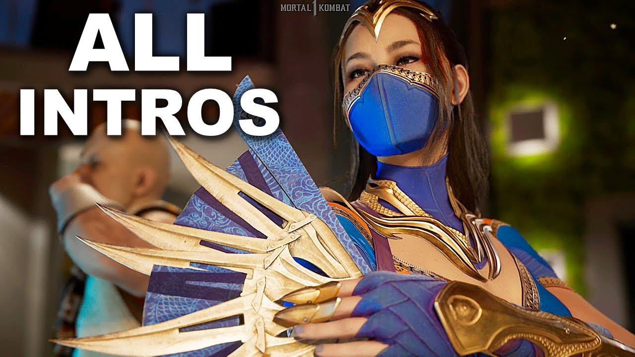 Mortal Kombat 1 Kitana All Intros Dialogue Character Banter MK1 - YouTube