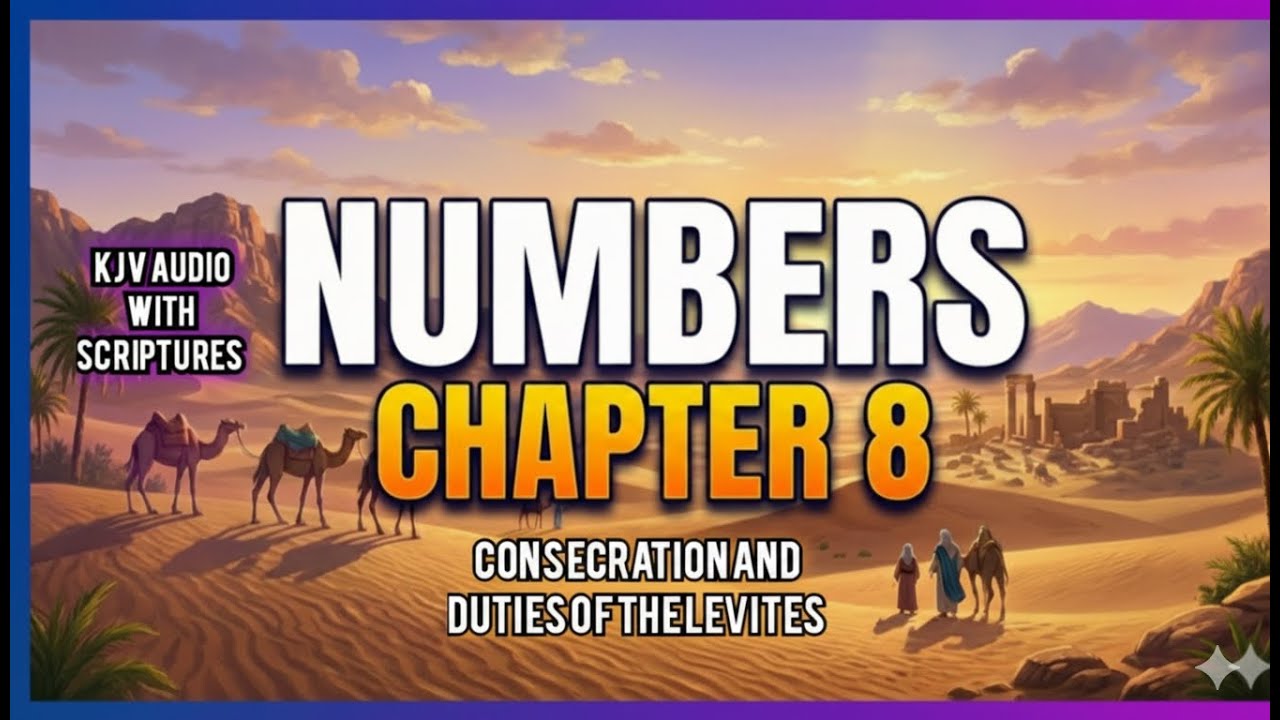 NUMBERS CHAPTER 8 ( THE HOLY BIBLE KJV )