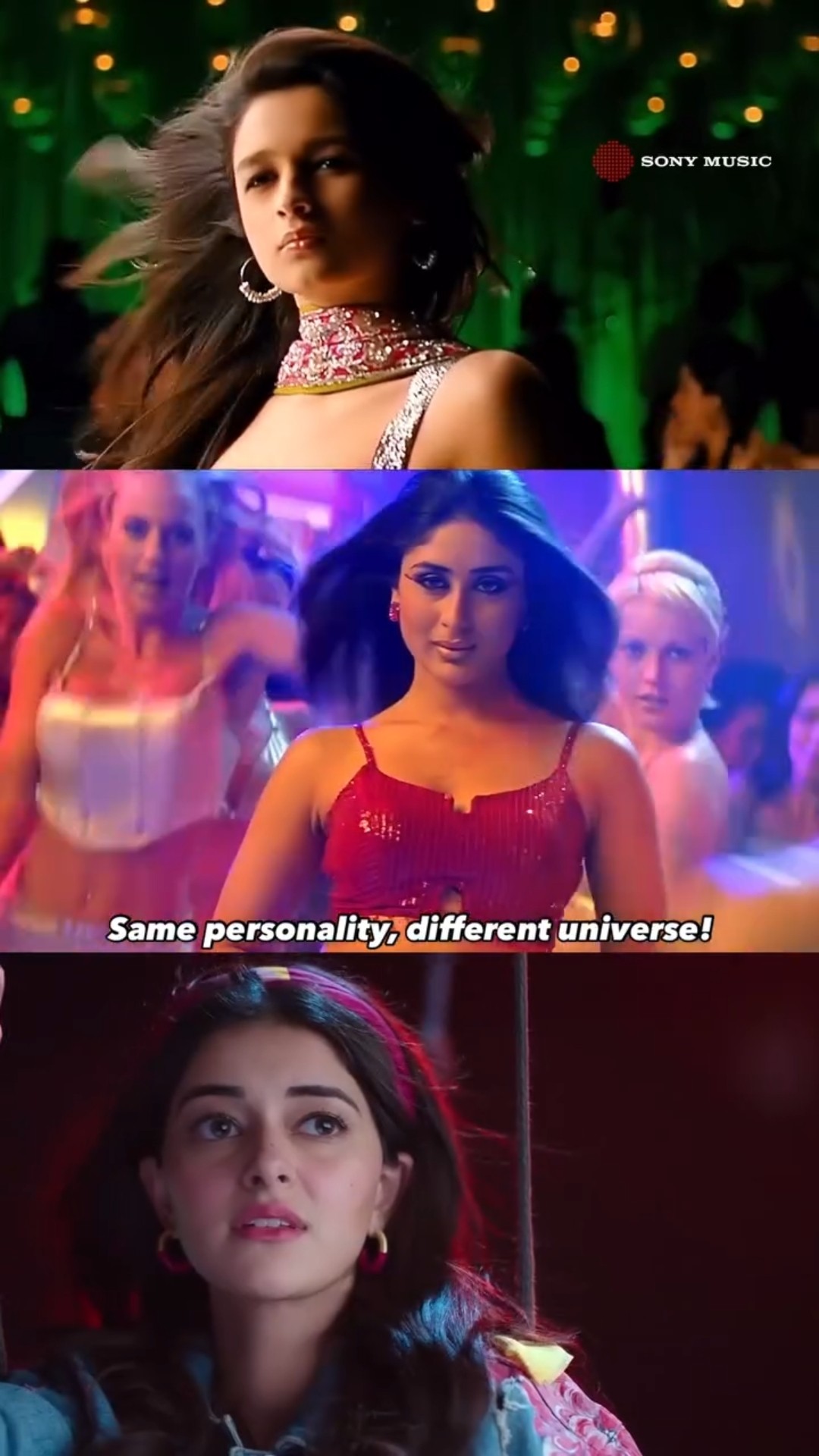 Different universe, same energy ?? #kareenakapoorkhan #aliabhatt #ananyapandey