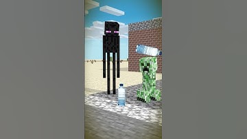 Old Herobrine bottleflip Challenge - Minecraft Short Animation (Pastlives - Sapientdream) #shorts