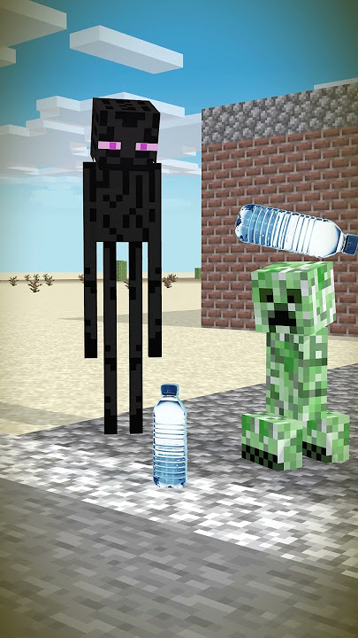 Old Herobrine bottleflip Challenge - Minecraft Short Animation (Pastlives - Sapientdream) #shorts