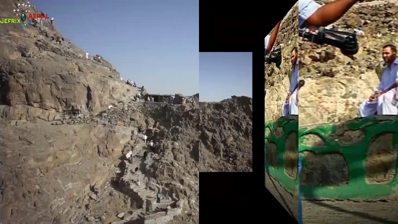 منظر جوي مهيب من مكة جبل النور غار حراء مهبط الوحي من حلقة اكتشف
