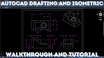 Complete AutoCAD Video with Isometric #autocad #inventor #solidworks #autodesk #cad