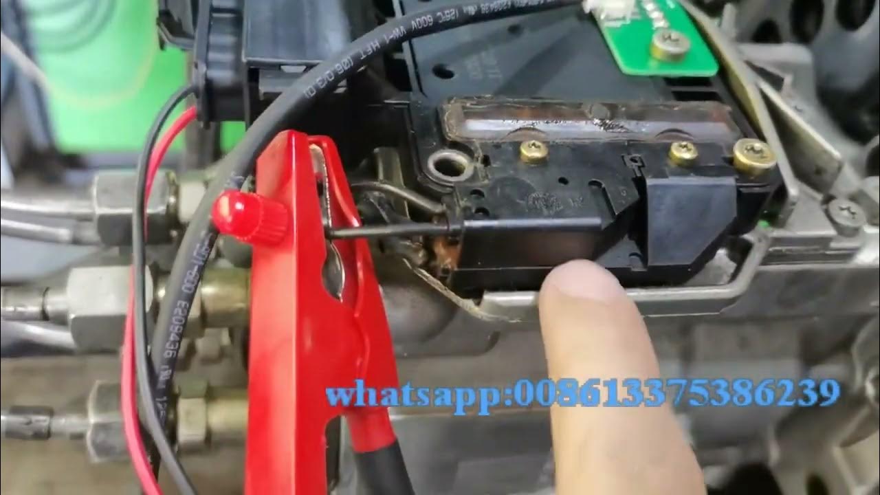VP44 pump test diesel fuel injection pump test bench EDC VE VP44 pump test demonstration YouTube