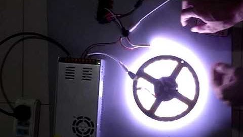 Pixel LED strip voltage drop and solution