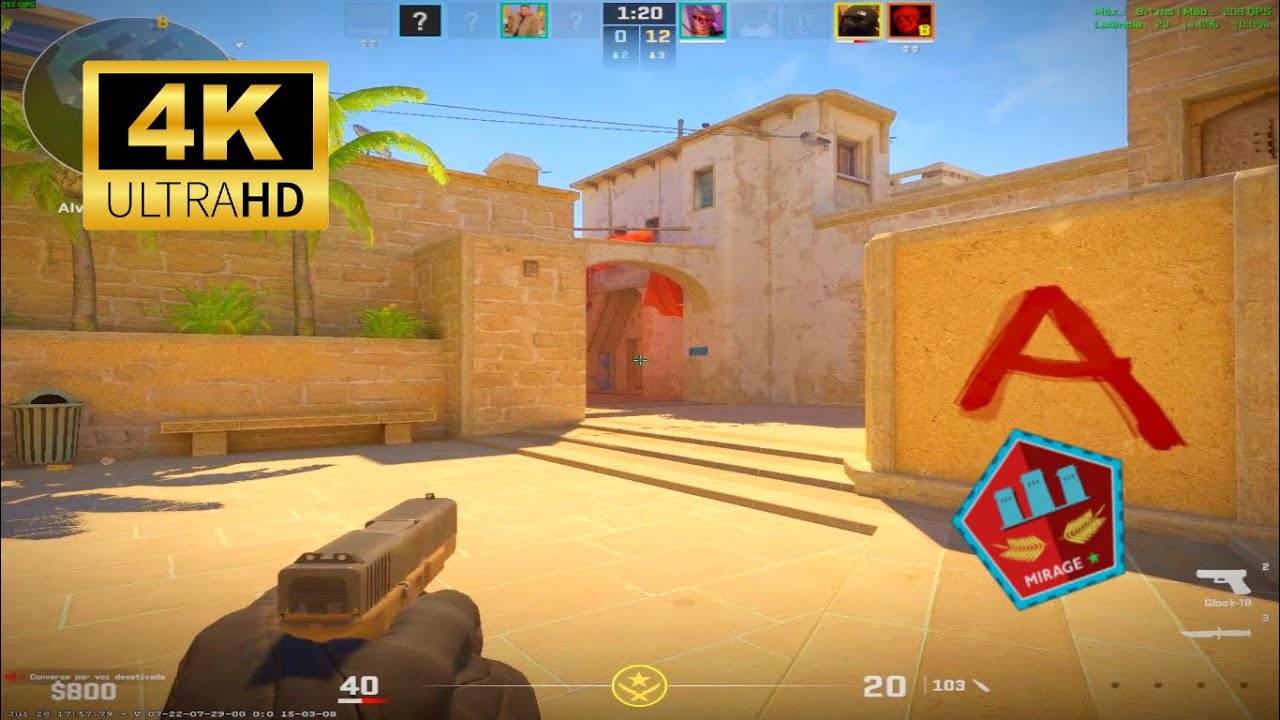 Competitivo CS2 MIRAGE 13X0 (NO COMENTARY)