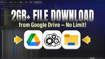 Google Drive Se 2GB+ File Bina Zip Ke Download Kare | How to Download 2GB+ Files Without Zip