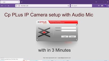 cp plus ip camera setting with audio and microphone , video overlay setting