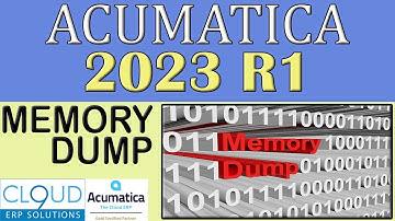 Acumatica 2023 R1 - Memory Dump