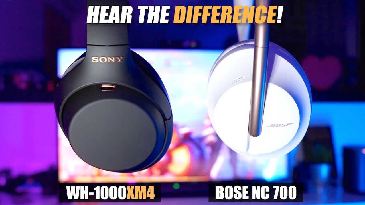Sony WH-1000XM4 vs Bose NC 700 Call Quality and Noise Cancelling - Hear The  Difference! - YouTube