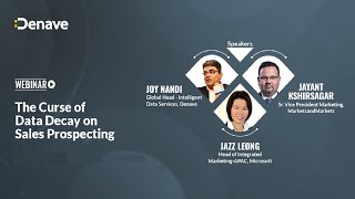 Webinar Recording - The Curse of Data Decay on Sales Prospecting | Denave