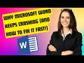 Why Microsoft Word Keeps Crashing (And How to Fix It Fast!)