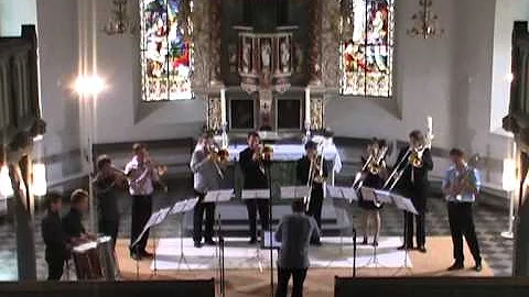 William Byrd - The Earl of Oxford's March - Hanover Trombone Class conducted by Jonas Bylund