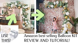 BEST Selling Balloon Garland Kit on AMAZON, Review and Tutorial! (Without Frame)