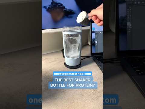 No More Clumps In Your Shakes With Our Electric Shaker Bottle Shaker Proteinshake Gymgear