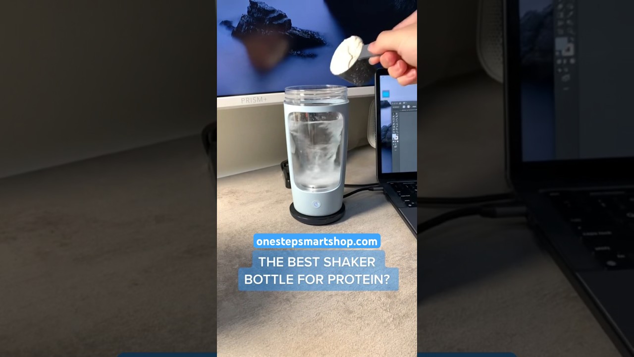 No more clumps in your shakes with our electric shaker bottle 