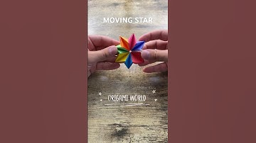 ORIGAMI MOVING STAR TUTORIAL PAPER FOLDING | HOW TO MAKE MOVING ANTISTRESS PAPER STAR STEP BY STEP