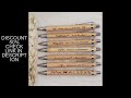30/50/100Pcs Personalized Bamboo Pen Ballpoint Pens Wedding Favors Party Pens Office School Supplies