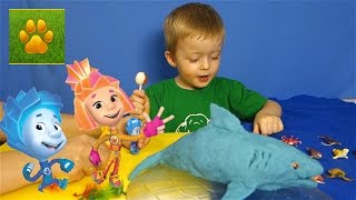 Морские Животные для Детей с Фиксиками Симка и Нолик Детям про животных Видео для детей Lion Boy Морские Животные для Детей с Фиксиками Симка и Нолик Детям про животных Видео для детей Lion Boy