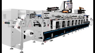 DBRY-L8370C UNIT/HORIZONTAL TYPE  FULL SERVO MOTOR LABEL #FLEXOPRINTINGMACHINE